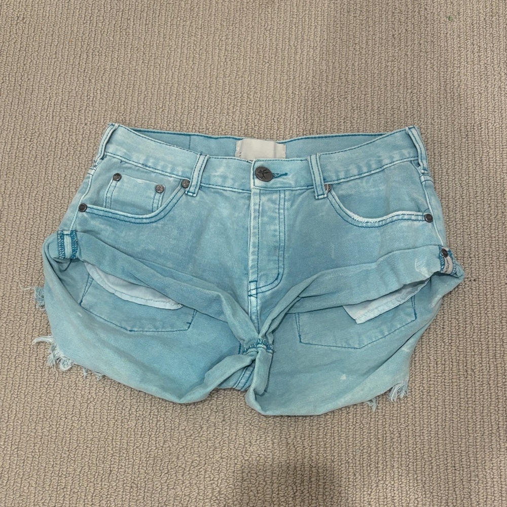 One Teaspoon Bandits Jean Shorts